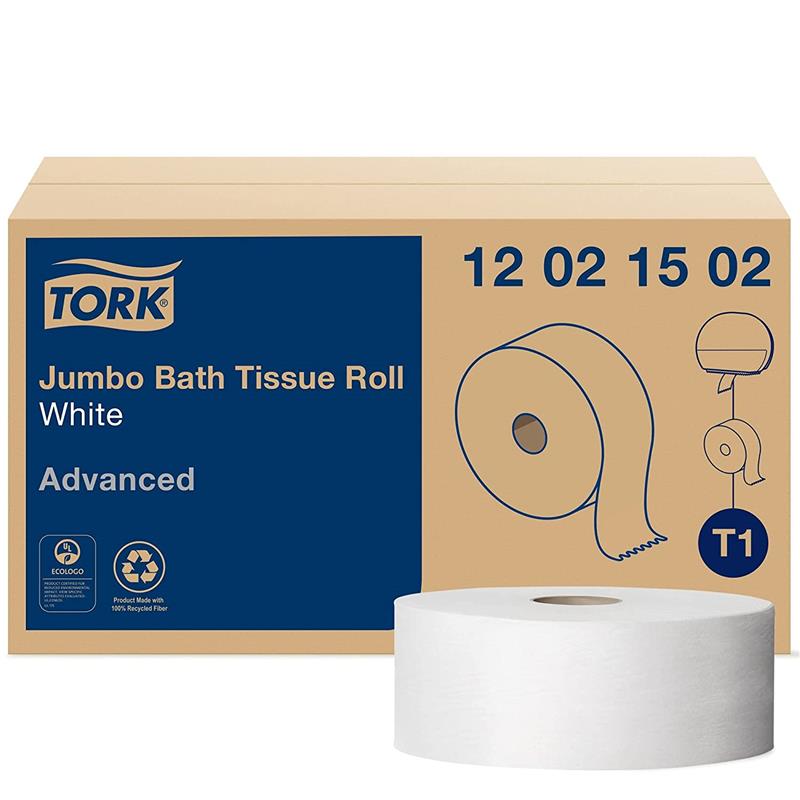 TORK ADVANCED JUMBO BATH TISSUE 6 RL/CS - Tagged Gloves
